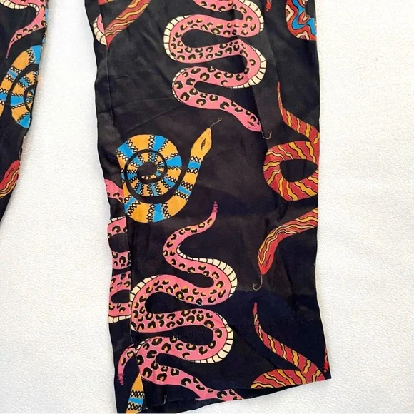 FARM Rio Multicolor Snake Print Pants - Picture 9 of 11